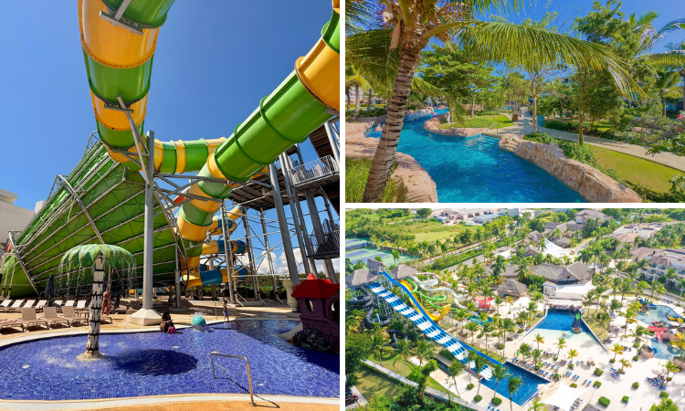 Water park slides