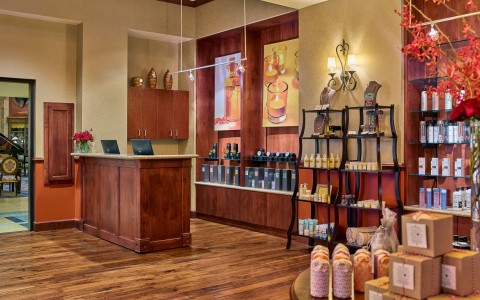 a store with shelves of products