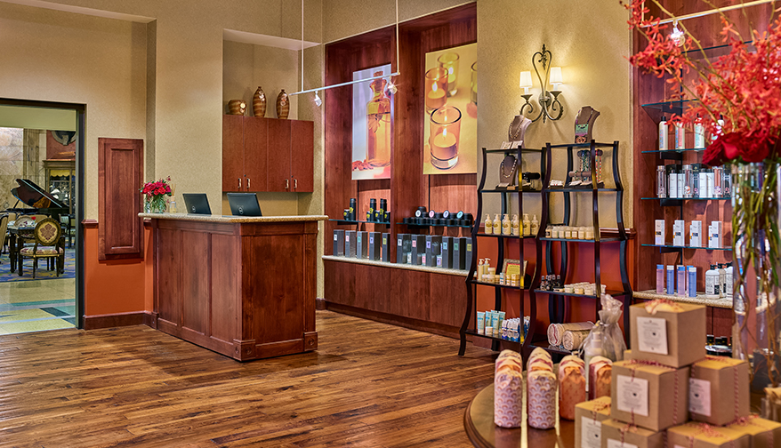 a store with shelves of products